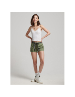 Short chino vintage kaki femme - Superdry