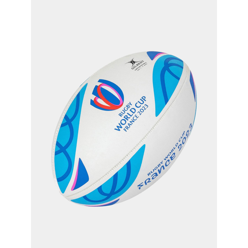 Ballon de rugby mini rwc france 2023 blanc et bleu - Gilbert