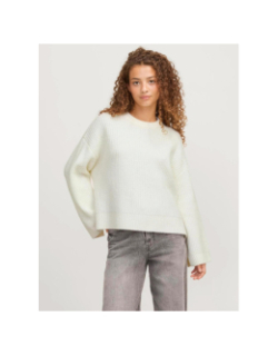 Pull en maille jxsigga blanc femme - JJXX