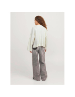 Pull en maille jxsigga blanc femme - JJXX
