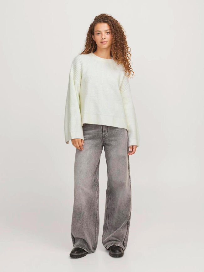 Pull en maille jxsigga blanc femme - JJXX