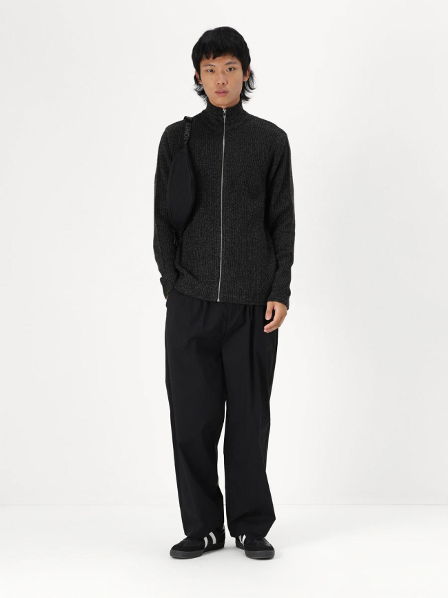 Cardigan en maille jjelewis gris homme - Jack & Jones