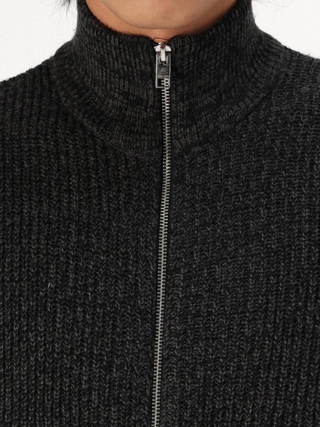 Cardigan en maille jjelewis gris homme - Jack & Jones