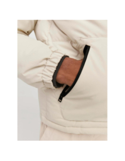 Doudoune eotto beige noir homme - Jack & Jones