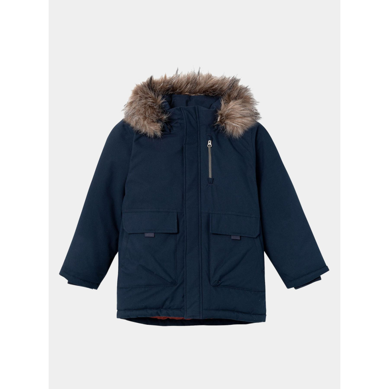 Blouson parka nkmmaster noir garçon - Name It