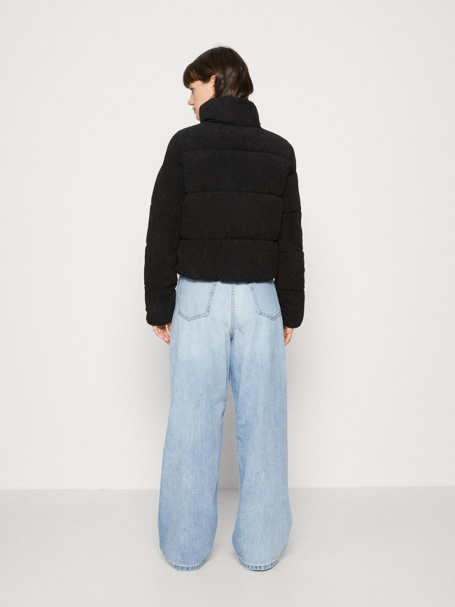 Doudoune velours côtelé dolly noir femme - Only