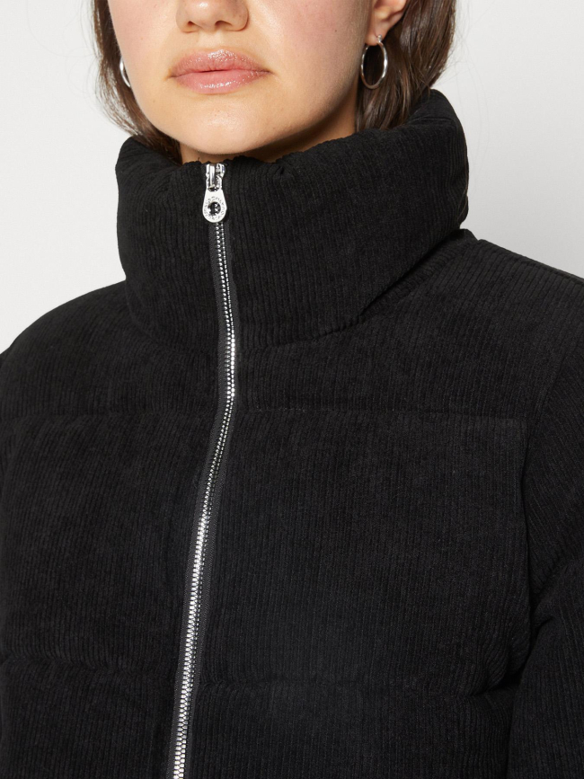 Doudoune velours côtelé dolly noir femme - Only