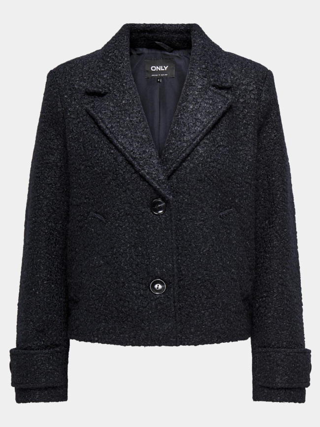 Manteau court valeria bleu marine femme - Only