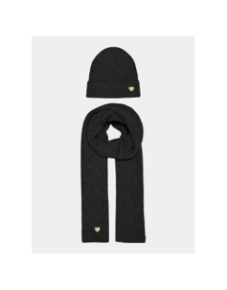 Coffret écharpe bonnet avery noir femme - Only