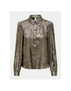 Chemise julie sierra métallisé femme - Only