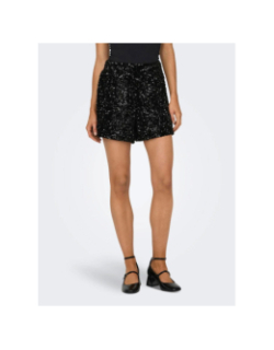 Short à sequins confidence noir femme - Only