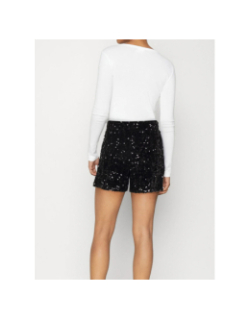 Short à sequins confidence noir femme - Only