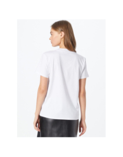 T-shirt core logo blanc rouge garçon - Guess