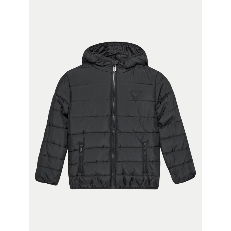 Doudoune uni padded noir enfant - Guess