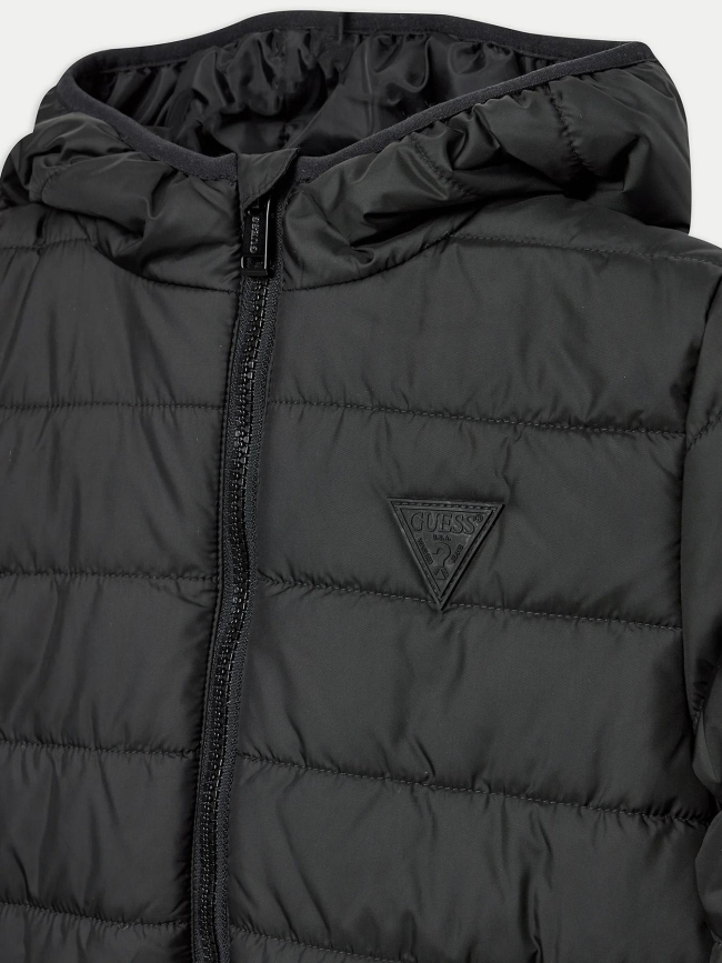 Doudoune uni padded noir enfant - Guess