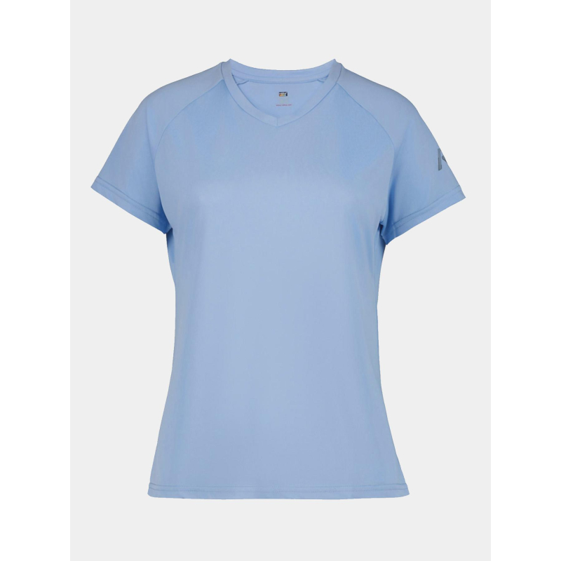 T-shirt à manches courtes de running muuko bleu femme - Rukka