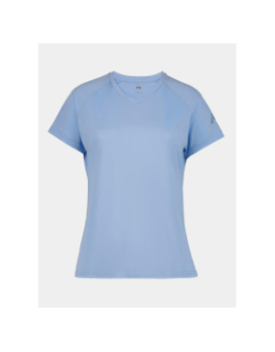 T-shirt à manches courtes de running muuko bleu femme - Rukka