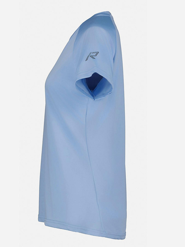 T-shirt à manches courtes de running muuko bleu femme - Rukka