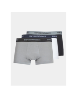 Pack de 3 boxer stretch noir blanc gris homme - Emporio Armani