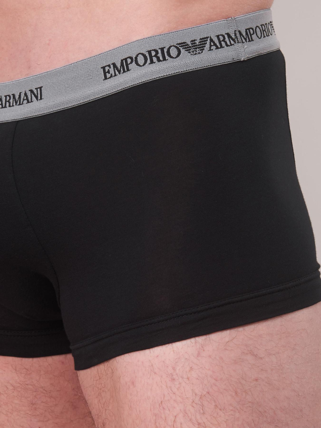 Pack de 3 boxer stretch noir blanc gris homme - Emporio Armani