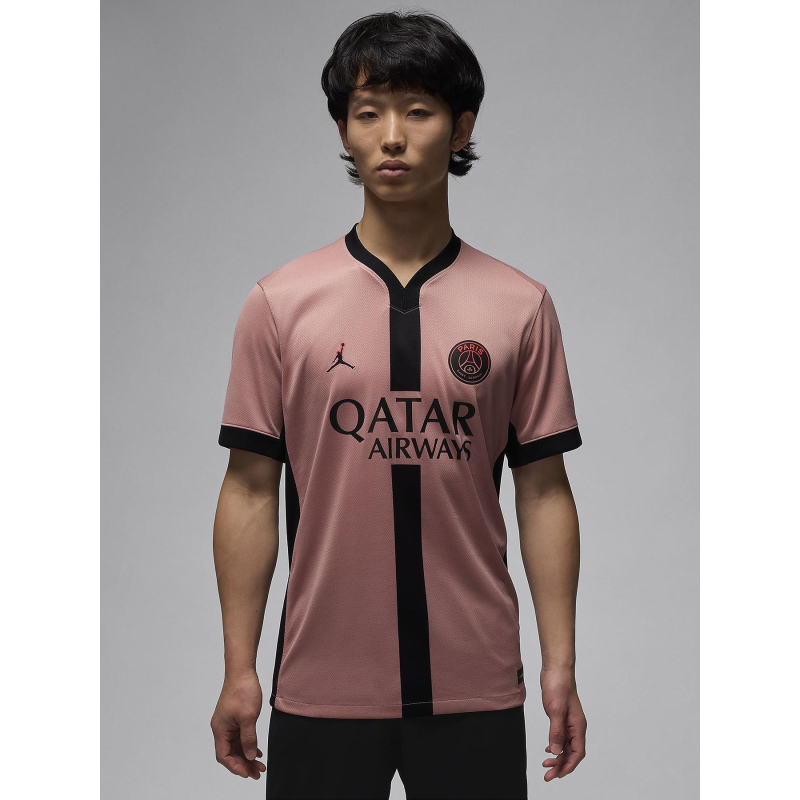Maillot de football 3eme tenue psg 24/25 rose homme - Nike