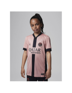Maillot de football 3e tenue psg 24/25 rose enfant - Nike