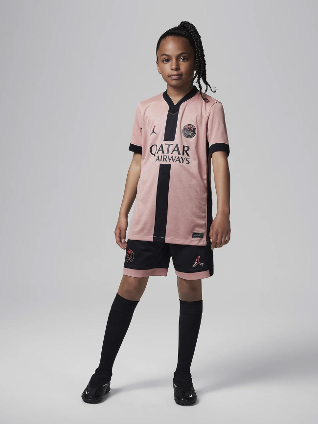 Maillot de football 3e tenue psg 24/25 rose enfant - Nike