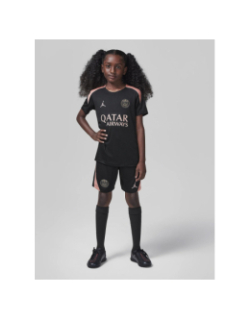 Maillot de football psg strike 3e tenue noir enfant - Nike