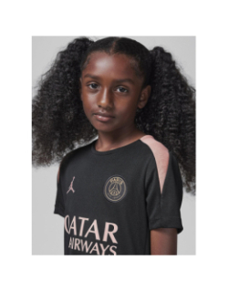 Maillot de football psg strike 3e tenue noir enfant - Nike
