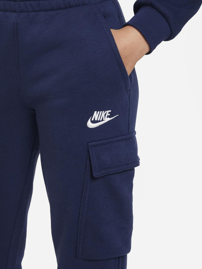 Pantalon de Jogging cargo nsw club bleu marine enfant - Nike