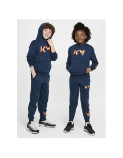 Sweat à capuche kylian mbappé club fleece bleu ado - Nike