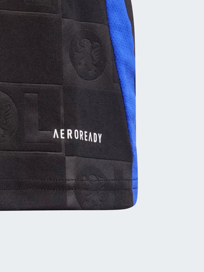 Maillot de football OL extérieur 2024-2025 noir enfant - Adidas