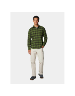 Chemise à carreaux en flanelle vert homme - Columbia