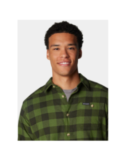 Chemise à carreaux en flanelle vert homme - Columbia