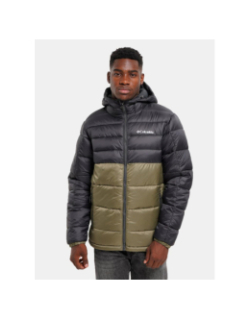 Veste isolée à capuche buck butte II noir kaki homme - Columbia
