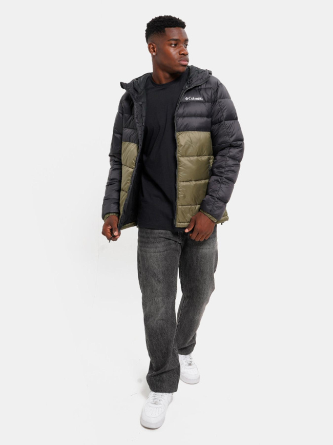 Veste isolée à capuche buck butte II noir kaki homme - Columbia