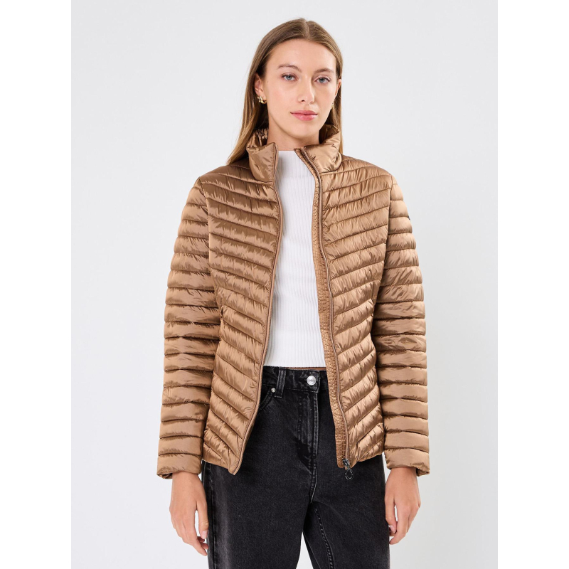 Doudoune fine hietoinen marron métallisé femme - Luhta