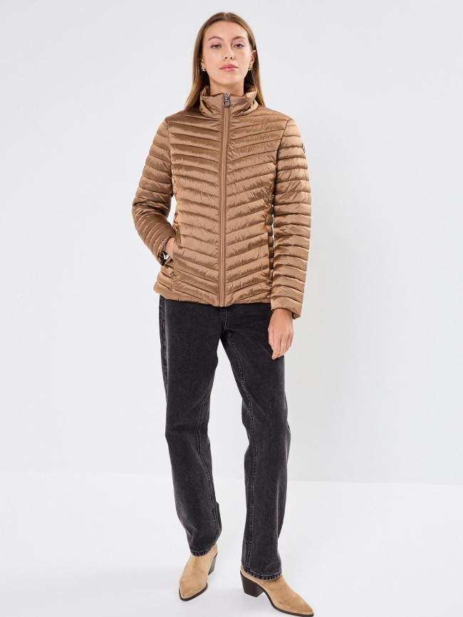 Doudoune fine hietoinen marron métallisé femme - Luhta