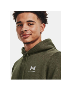 Sweat à capuche ua icon fleece kaki homme - Under Armour
