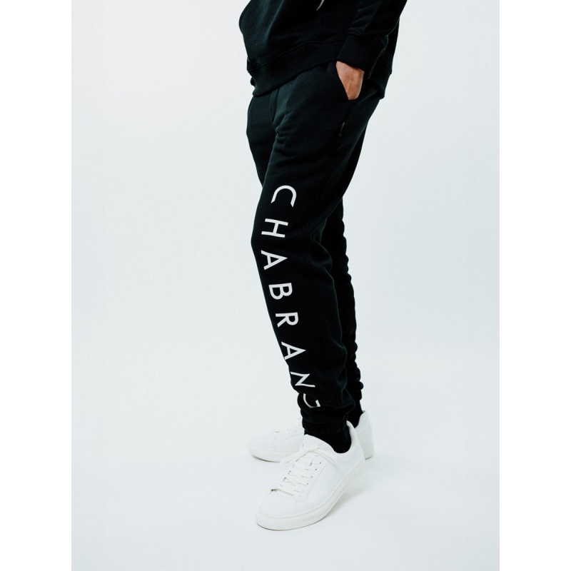 Jogging logo uni noir homme - Chabrand