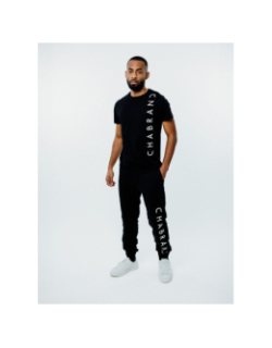 Jogging logo uni noir homme - Chabrand