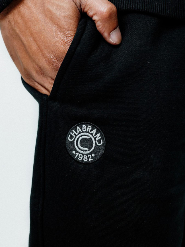 Jogging logo uni noir homme - Chabrand