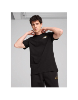 T-shirt minimal gold doré noir homme - Puma