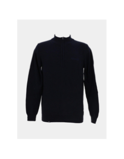 Pull à col zippé spumi bleu marine homme - Oxbow
