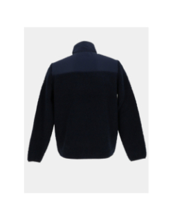 Veste en polaire sherpa bleu marine homme - Tbs