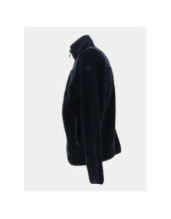Veste en polaire sherpa bleu marine homme - Tbs