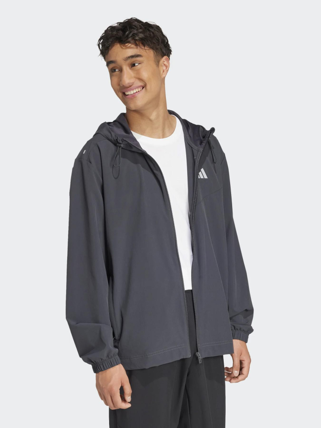 Veste mi-saison noir homme - Adidas