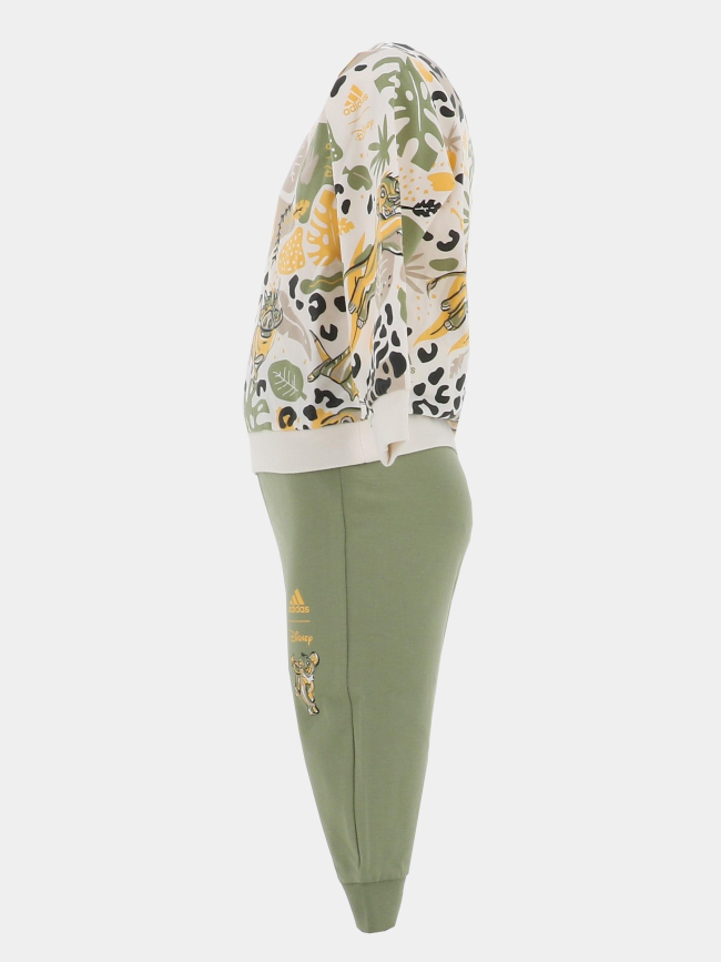 Ensemble sweat jogging le roi lion kaki enfant - Adidas