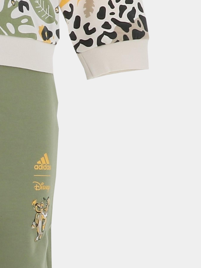 Ensemble sweat jogging le roi lion kaki enfant - Adidas