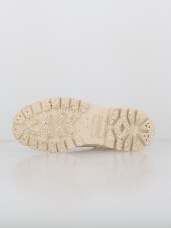 Boots fourées pallashock zip beige femme - Palladium